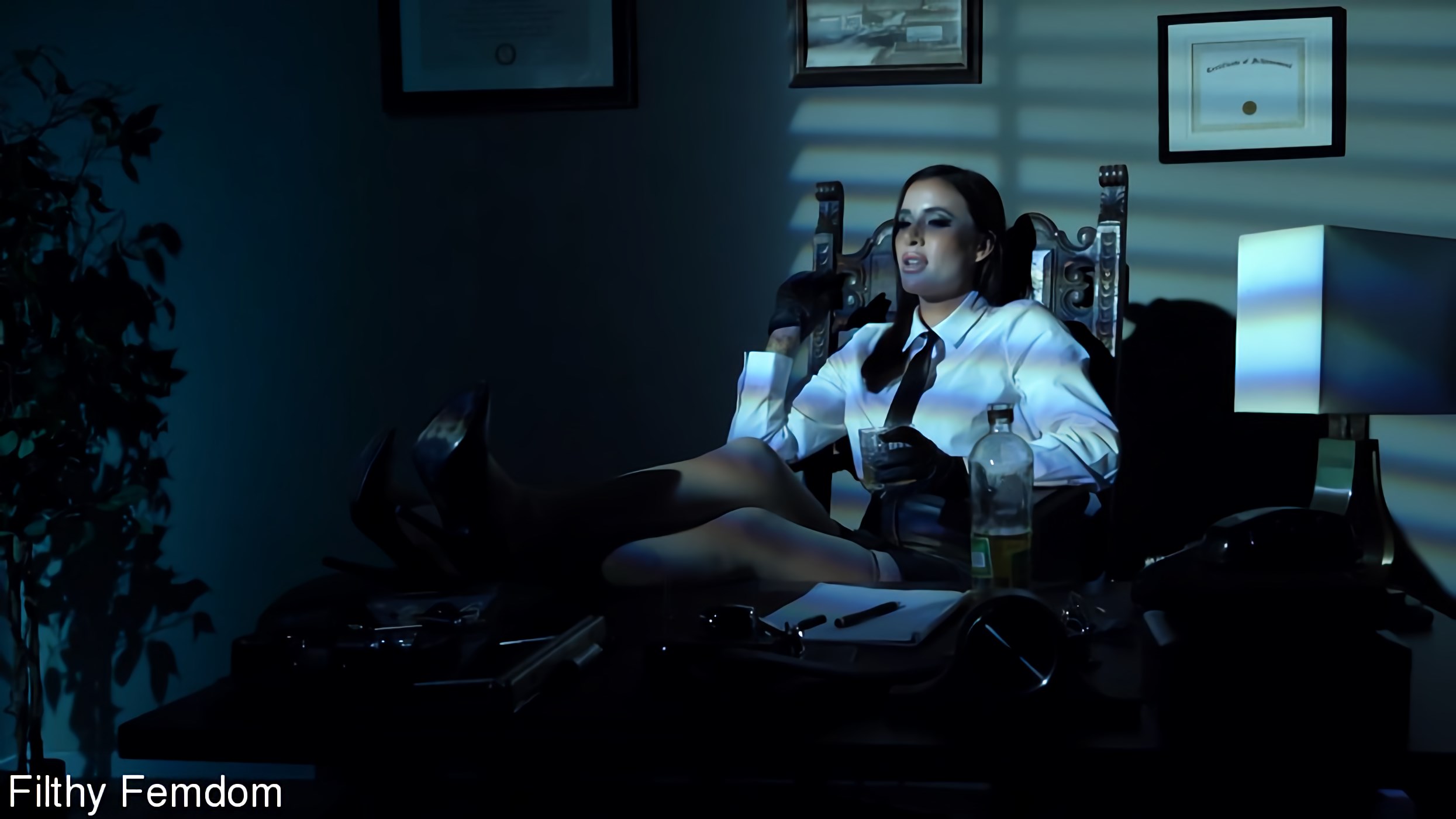 Paralegal Sex Slave: Gia DiMarco Fucks Pathetic Office Gimp