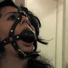 Hot Brunette in 'Tied Up in the Streets and Fucked in a Bar'