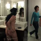 Hot Brunette in 'Tied Up in the Streets and Fucked in a Bar'