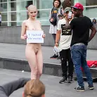 Irina Vega in 'Petitie Slut Nerea Falco Shaves Head and Gets Gang Fucked in Public!'