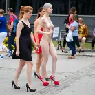 Irina Vega in 'Petitie Slut Nerea Falco Shaves Head and Gets Gang Fucked in Public!'