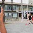 Irina Vega in 'Petitie Slut Nerea Falco Shaves Head and Gets Gang Fucked in Public!'