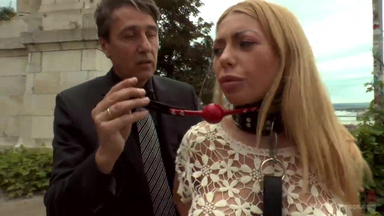 Busty Blonde Isabella Clark Public Double Penetration - Part 1