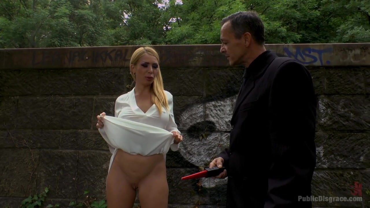 Busty Blonde Isabella Clark Public Double Penetration - Part 2
