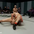 Isis Love in 'Pirates vs Dragons Brutal tag team action, non-scripted Losers get DP'd in front of the audience!'