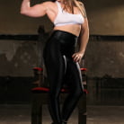 Mistress Kara in 'Gorgeous big bicep dominatrix wrestles, smothers and dominates slaveboy!'