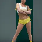 Jayden Cole in 'Ariel The Assassin X (2-0) vs Jayden The Black Widow Cole (0-1)'