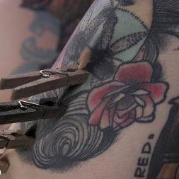 Pain Slut Krysta Kaos Devastated in Metal Bondage