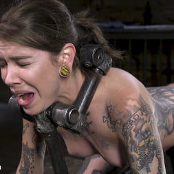 Pain Slut Krysta Kaos Devastated in Metal Bondage