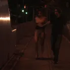 Linda in 'Beautiful Czech girl exposed on the streets at night!!!'
