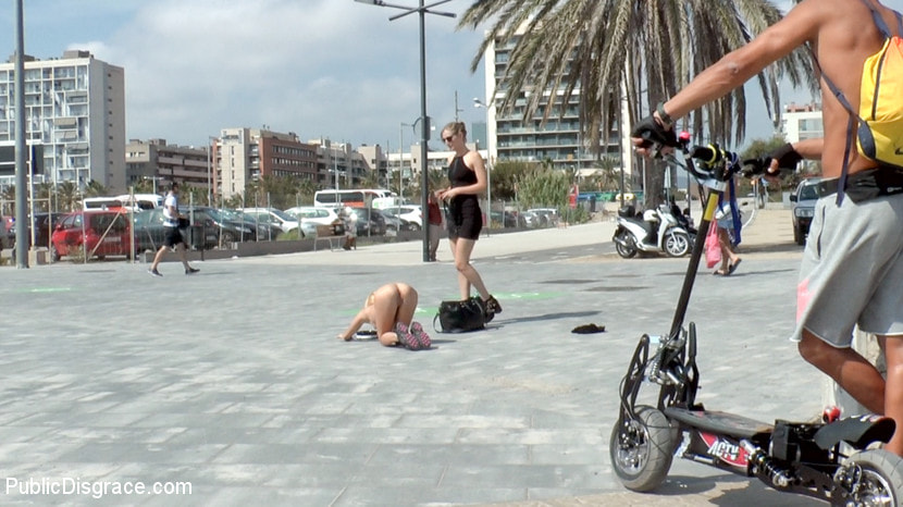 Beach Babe Covered in Filth and Used Like a Public Trashcan