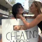 Mona Wales in 'Cheating Wife's Big Hot Ass Shamed Fully Naked In Public Display'