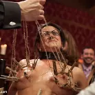 Pink in 'Anal Slave Barks to Come while House Slave Earns Her Leathers'