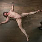 Pink in 'Newbie gets the full treatment! Extreme bondage and brutal torment!!!'