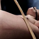 Roxanne Rae in 'Extreme bondage, brutal torment, and intense orgasm denial.'