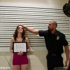 Sarah Shevon in 'Brutality Exposed: Sarah Shevon blackmails Police to Gangbang her!'