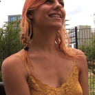 Molly in 'Flexible redhead is bound and stripped naked in public'