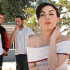 Tegan Tate in 'The Bad Seeds: Tegan Tate Brutally Takes Four Cocks'