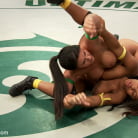 Yasmine Loven in 'Super Voluptuous Welter Weights battle it out in the Quarter finals.'